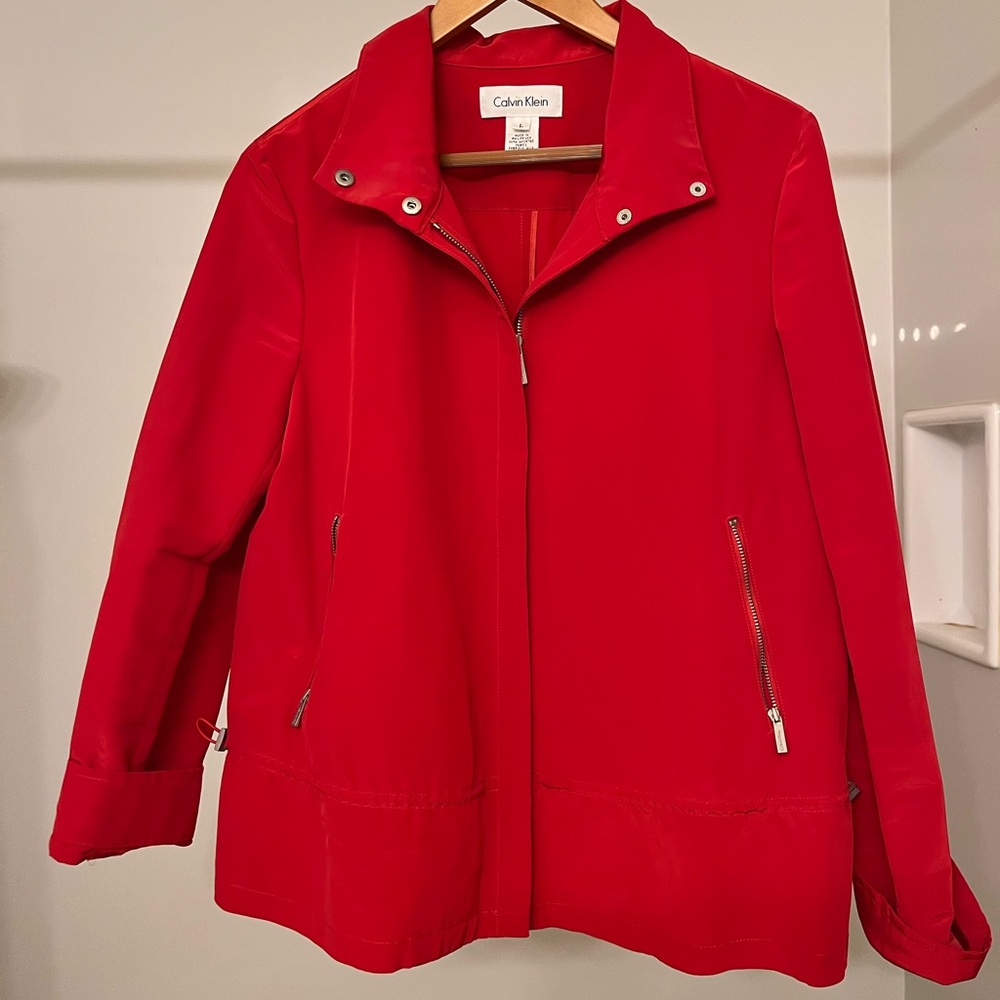 Calvin Klein rain coat